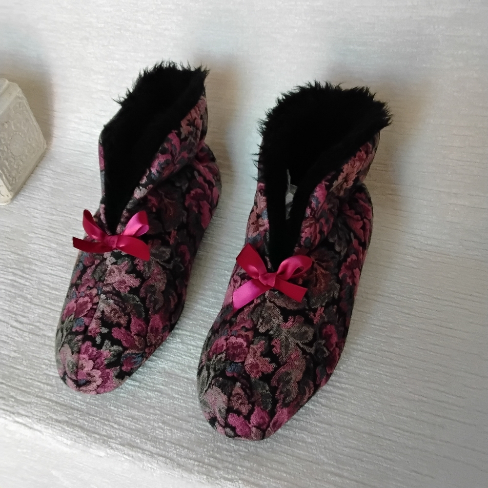 Women's 6.5 To 7.5 Ankle Booties Slippers Vintage - Picture 2 of 11